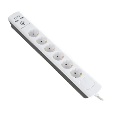 BULLE ΠΟΛΥΠΡΙΖΟ ΜΕ ΠΡΟΣΤΑΣΙΑ 6 ΘΕΣΕΩΝ 1,5m +2x USB 607052