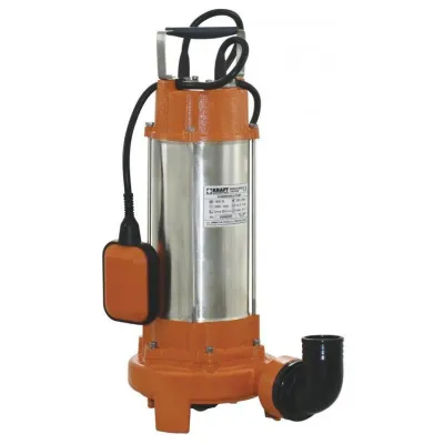 KRAFT - Υποβρύχια Αντλία Λυμάτων Inox με Κοπτήρα 1800W 63562