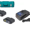 VIRUTEX LRΒ384 Πολυτριβείο Χούφτας Μπαταρίας με 2 compact μπαταρίες 20V/4Αh, και Ταχυφορτιστή.  60.0216