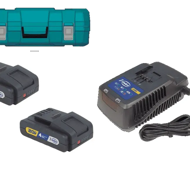 VIRUTEX LRΒ384 Πολυτριβείο Χούφτας Μπαταρίας με 2 compact μπαταρίες 20V/4Αh, και Ταχυφορτιστή.  60.0216