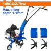 WADFOW ΣΚΑΠΤΙΚΟ ΒΕΝΖΙΝΟΚΙΝΗΤΟ 149cc / 4HP / 59cm (WTL2A01)