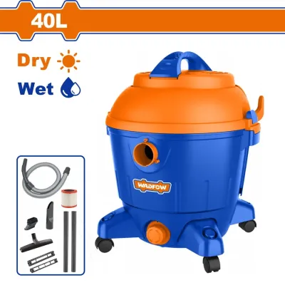 WADFOW ΣΚΟΥΠΑ ΞΗΡΑΣ & ΥΡΓΗΣ ΑΝΑΡΡΟΦΗΣΗΣ 1.200W / 40Lit (WVR7A40)