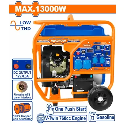 WADFOW ΗΛΕΚΤΡΟΓΕΝΝΗΤΡΙΑ ΒΕΝΖΙΝΗΣ 13.000W (WGEAA15V)