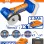WADFOW MINI ΓΩΝΙΑΚΟΣ ΤΡΟΧΟΣ ΜΠΑΤ. Li-ion 20V / 2Ah / 1 ΜΠΑΤΑΡΙΑ (WLAP573)