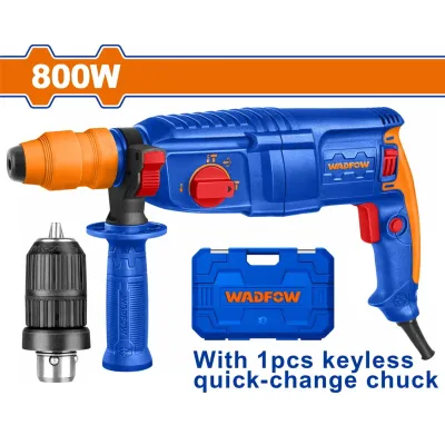 WADFOW ΠΙΣΤΟΛΕΤΟ ΠΕΡΙΣΤΡ. SDS-PLUS 800W ΜΕ ΤΑΧΥΤΣΟΚ (WRH1D26-2)