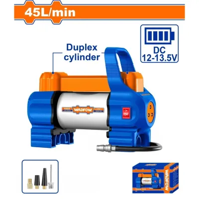 WADFOW ΚΟΜΠΡΕΣΕΡ ΑΕΡΟΣ ΑΥΤΟΚΙΝΗΤΟΥ 12V / 18A / 45Lit/min (WAAC562)