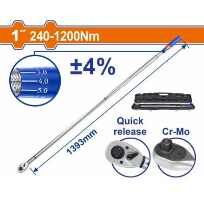 WADFOW ΔΥΝΑΜΟΚΛΕΙΔΟ 1" 1393mm / 240-1200Nm (WWQ9D41)