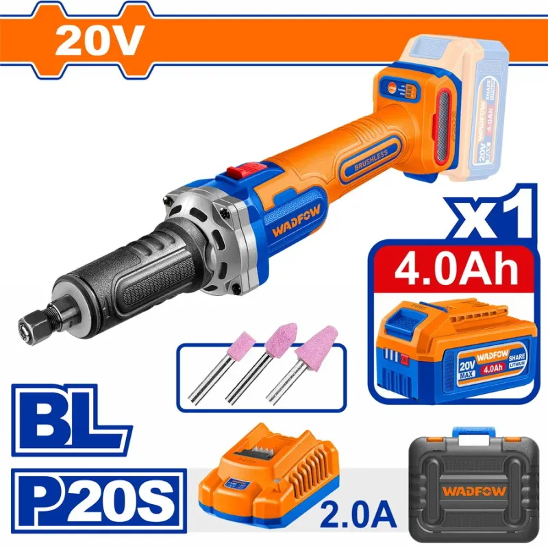 WADFOW ΛΕΙΑΝΤΗΡΑΣ ΙΣΙΟΣ ΜΠΑΤ. Li-ion 20V / 4Ah / 1 ΜΠΑΤ BL Motor (WZY1501)