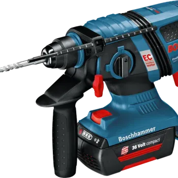 BOSCH Πιστολέτο μπαταρίας GBH 36 V-EC Compact Professional + Δωρο τρυπάνια SDS-plus καιταχυτσόκ - 0611903R0J
