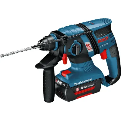 BOSCH Πιστολέτο μπαταρίας GBH 36 V-EC Compact Professional + Δωρο τρυπάνια SDS-plus καιταχυτσόκ - 0611903R0J