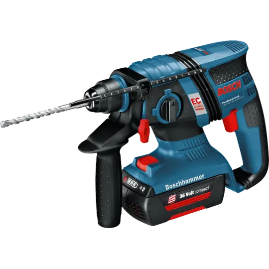 BOSCH Πιστολέτο μπαταρίας GBH 36 V-EC Compact Professional + Δωρο τρυπάνια SDS-plus καιταχυτσόκ - 0611903R0J