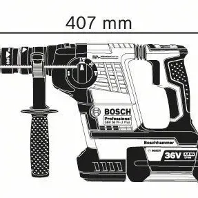 BOSCH GBH 36 VF-LI Plus Περιστροφικό πιστολέτο 0611907002