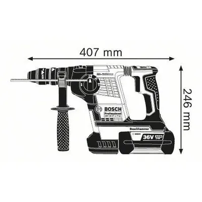BOSCH GBH 36 VF-LI Plus Περιστροφικό πιστολέτο 0611907002
