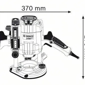 BOSCH GOF 1250 CE Κάθετη Φρέζα 0601626000