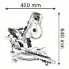 BOSCH GCM 8 SDE Σταθερό φαλτσοπρίονο Radial 0601B19200