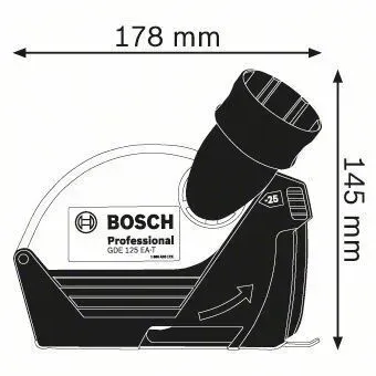 BOSCH GDE 125 EA-T ΕΠροφυλακτηρας 1600A003DJ
