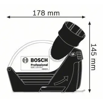BOSCH GDE 125 EA-T ΕΠροφυλακτηρας 1600A003DJ