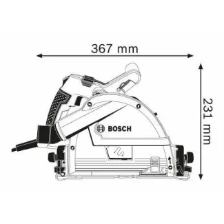 BOSCH GKT 55 GCE Βυθιζόμενο Πριόνι 0601675000
