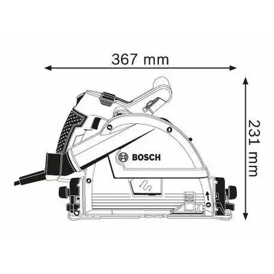 BOSCH GKT 55 GCE Βυθιζόμενο Πριόνι 0601675000