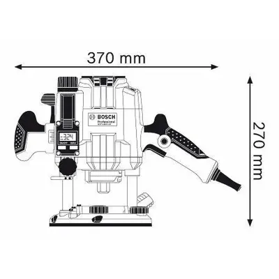 BOSCH GOF 1250 LCE Κάθετη Φρέζα 0601626101