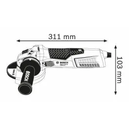 BOSCH GWS 17-125 CIT Γωνιακός Λειαντήρας 060179J002