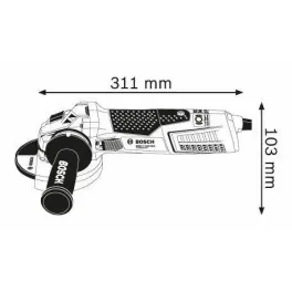 BOSCH GWS 17-125 CIEX Γωνιακός Λειαντήρας 060179H106