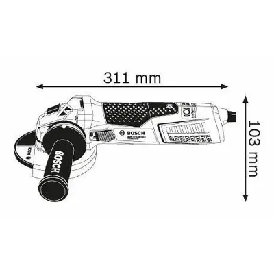 BOSCH GWS 17-125 CIEX Γωνιακός Λειαντήρας 060179H106