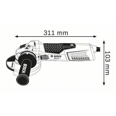 BOSCH GWS 17-125 CI Γωνιακός Λειαντήρας 060179G002