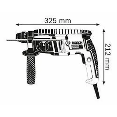 Bosch GBH 2-20 D Περιστροφικό πιστολέτο 650 Watt 061125A400