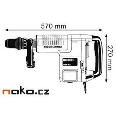 BOSCH GSH 11 E Σκαπτικό πιστολέτο με SDS-max 0611316703