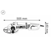 Bosch GWS 24-230 JVX Γωνιακός Τροχός 0601864U04