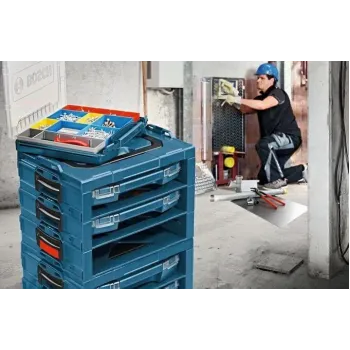 BOSCH i-BOXX 53 με 12 τεμ. ένθετων κουτιών 1600A001S7