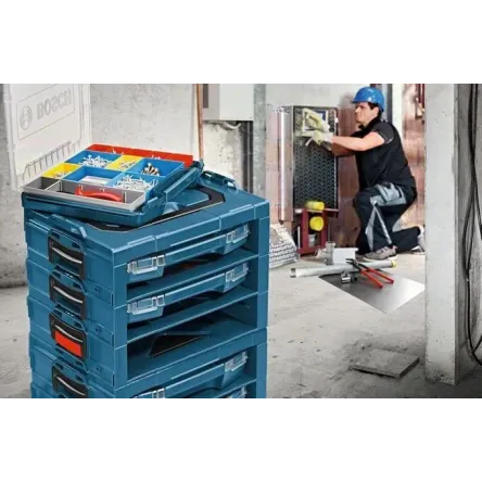 BOSCH i-BOXX 53 με 12 τεμ. ένθετων κουτιών 1600A001S7