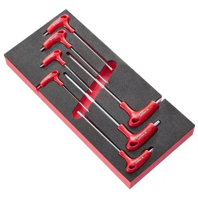 FACOM Θήκη με 7 κλειδιά Torx με λαβή -T-  /  MODM.89TXPB 