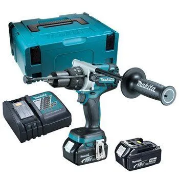 MAKITA ΚΡΟΥΣΤΙΚΟ ΔΡΑΠ/ΤΣΑΒΙΔΟ ΧΩΡΙΣ ΚΑΡΒΟΥΝΑ 18 V-4,0Ah / DHP481RMJ