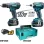 MAKITA Κρουστικό Δραπανοκατσάβιδο 18V DHP456 Παλμικό Κατσαβίδι 18V DTD146 με 3 μπαταρίες DLX2012JX2