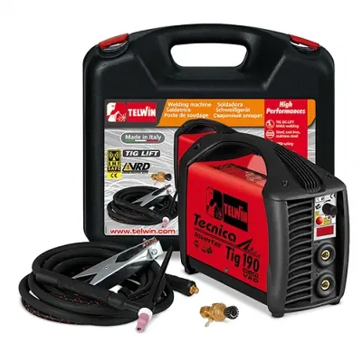 TELWIN TECNICA TIG 190 DC-LIFT VRD και TIG ΜΟΝΟΦΑΣΙΚΗ ΗΛΕΚΤΡΟΚΟΛΛΗΣΗ INVERTER 170A - 816219