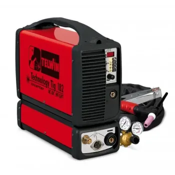 TELWIN Μονοφασική Φορητή Μηχανή Ηλεκτροδίου Technology Tig 182 AC-DC-HF-LIFT (852030)