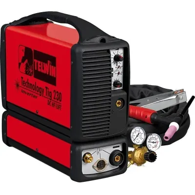 TELWIN Μονοφασική Φορητή Μηχανή Ηλεκτροδίου Technology Tig 230 DC-HF-LIFT (852055)