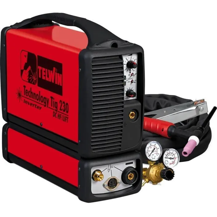 TELWIN Μονοφασική Φορητή Μηχανή Ηλεκτροδίου Technology Tig 230 DC-HF-LIFT (852055)