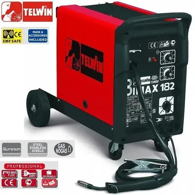 TELWIN BIMAX182 TURBO MONOΦΑΣΙΚΗ ΗΛΕΚΤΡΟΚΟΛΛΗΣΗ 170A (821013)