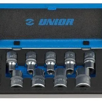 UNIOR Συλλογή από καρυδάκια TORX (TX) 1/2 με εσωτερικό προφίλ  607314