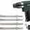 Metabo DMH 30 Set Κατεδαφιστικό Πιστολέτο Πεπιεσμένου Αέρα 6.04115.50