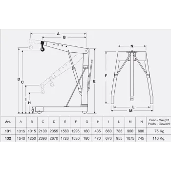 OMCN ΓΕΡΑΝΑΚΙ 500 kg - ART 131