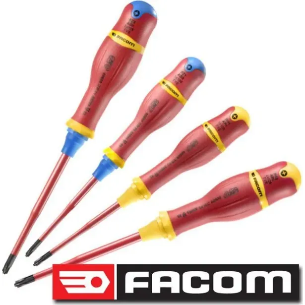 FACOM Σετ κατσαβίδια 1000 Volt Slim Borneo 4 τεμαχίων ATB.J4TVEPB