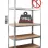 Inox Kiss Ραφιέρα με 5 ράφια MDF SH100