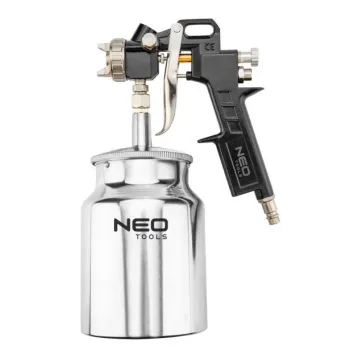 NEO TOOLS Πιστόλι βαφής αέρος κάτω δοχείο 1 lt 14-704