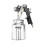 NEO TOOLS Πιστόλι βαφής αέρος κάτω δοχείο 1 lt 14-704