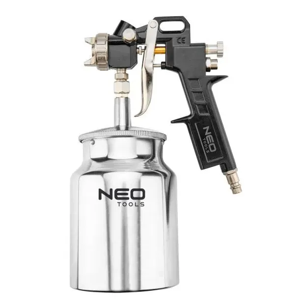 NEO TOOLS Πιστόλι βαφής αέρος κάτω δοχείο 1 lt 14-704