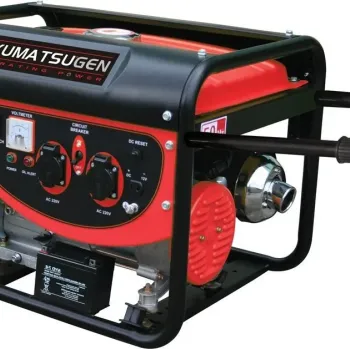 KUMATSUGEN Γεννήτρια Βενζίνης με Ρόδες και Μίζα 7.5kVA AVR 000068